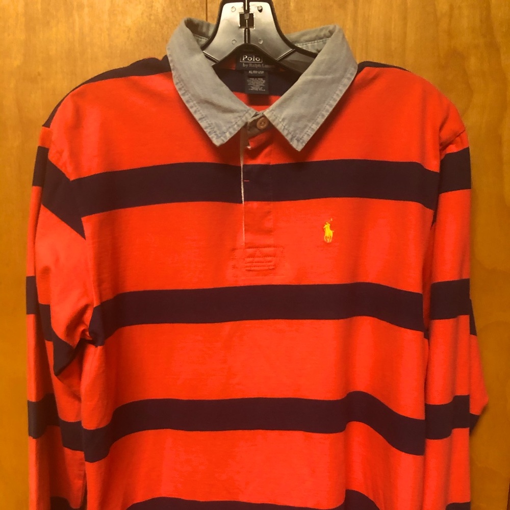 Polo by Ralph lauren - rugby shirt boys XL 18-20